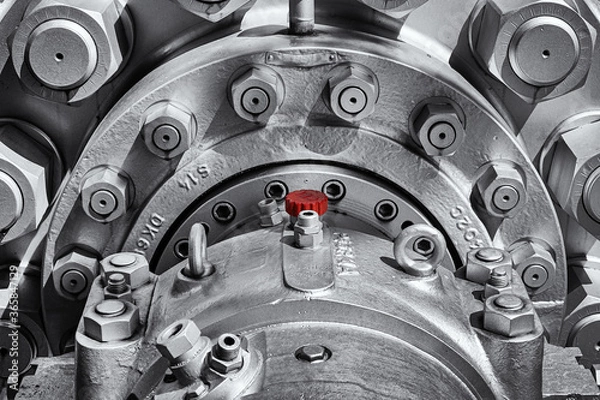 Fototapeta Maschine, Technik