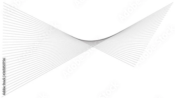 Fototapeta Background Wave Line  