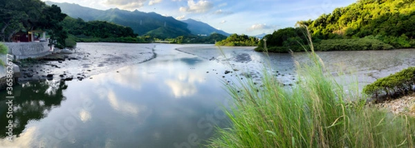 Fototapeta reflection in the lake