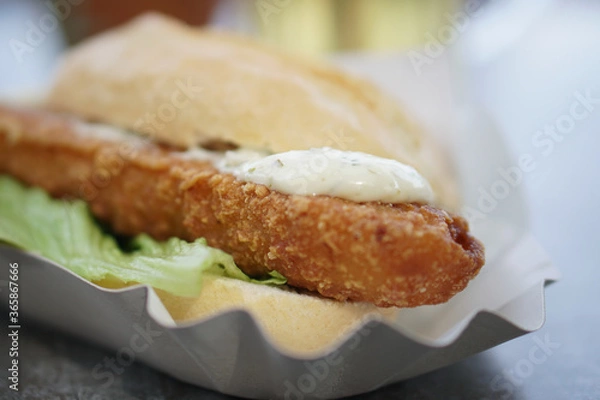 Obraz Backfisch Brötchen