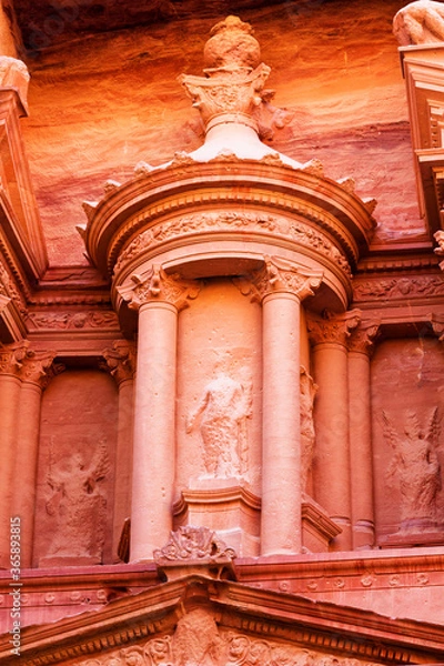 Obraz Al Khazneh - the treasury, ancient city of Petra, Jordan