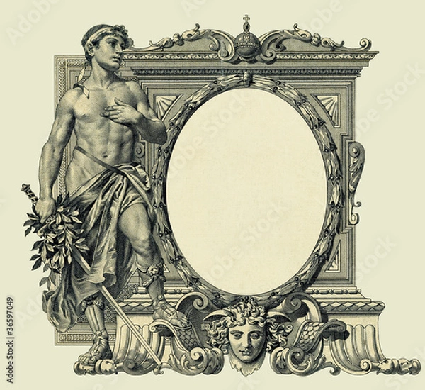 Fototapeta Vintage frame