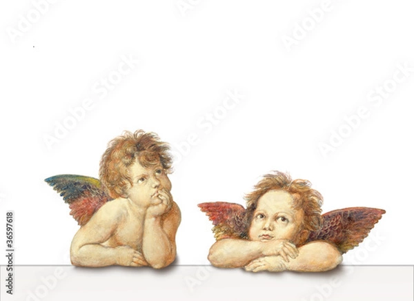 Obraz dwa anioły