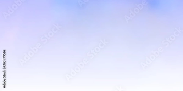 Fototapeta Light BLUE vector backdrop with cumulus. Gradient illustration with colorful sky, clouds. Template for websites.