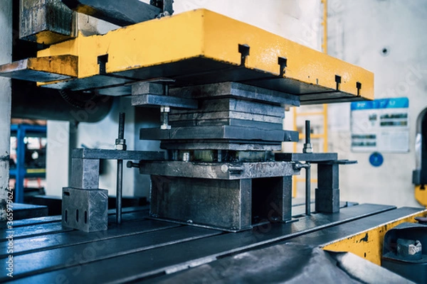 Fototapeta machine tool in factory