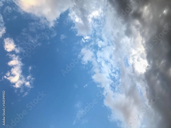 Obraz blue sky with clouds