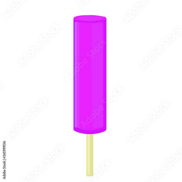 Fototapeta vector illustrations with ice cream. Cartoon style. Can be used for icons or stickers. summer dessert.