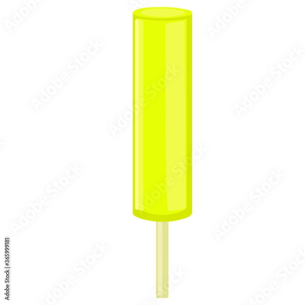 Fototapeta vector illustrations with ice cream. Cartoon style. Can be used for icons or stickers. summer dessert.