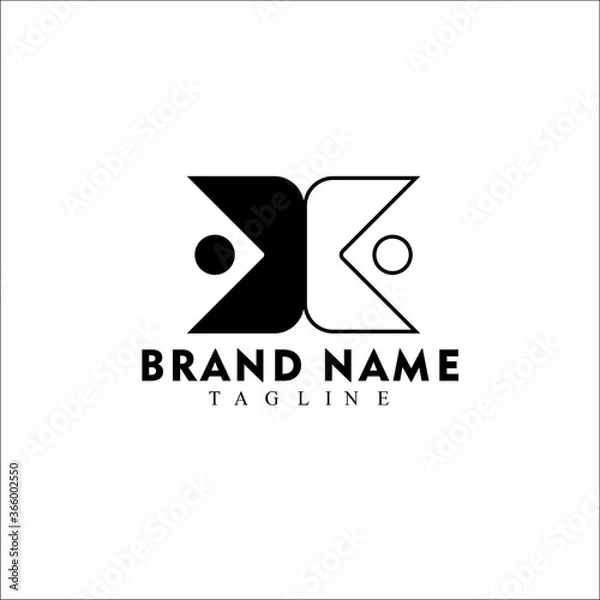 Obraz XO logo design