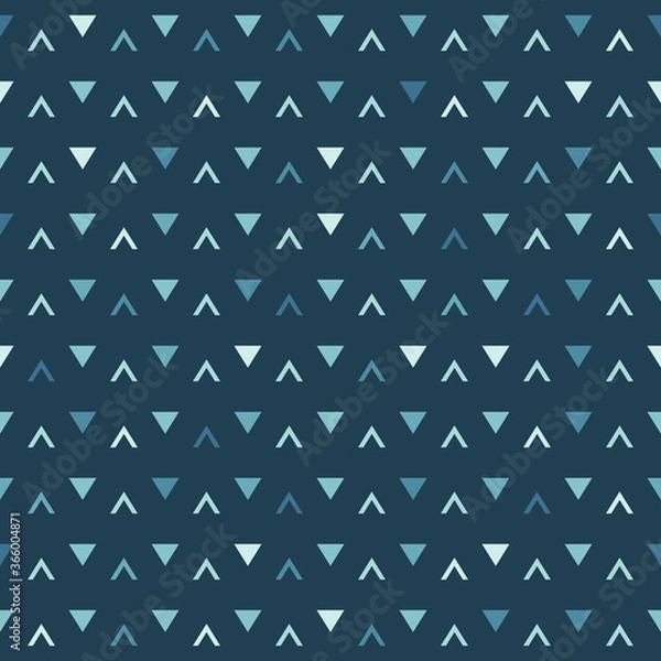 Fototapeta Seamless repeating pattern of triangles and arrows
