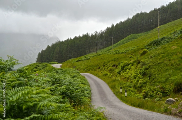 Obraz Glencoe valley in the Scottish Highlands
