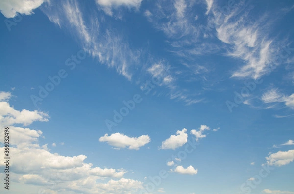 Obraz Blue sky with clouds