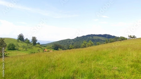 Fototapeta Old mountain village 