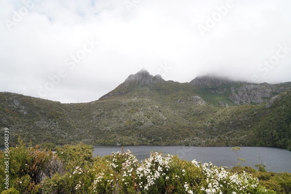 Obraz lake and mountains