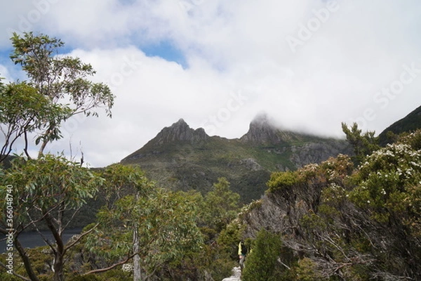 Obraz clouds over the mountains