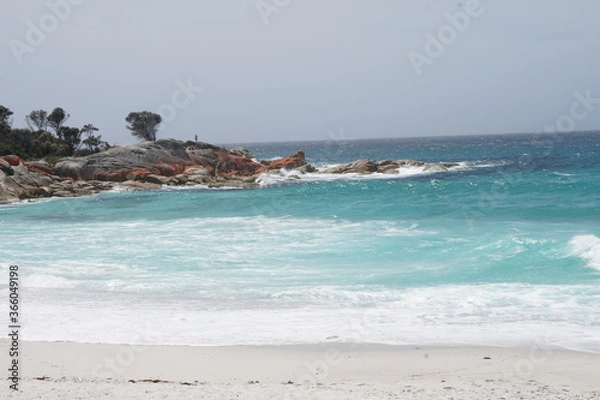 Obraz Big rocks on a beautiful beach