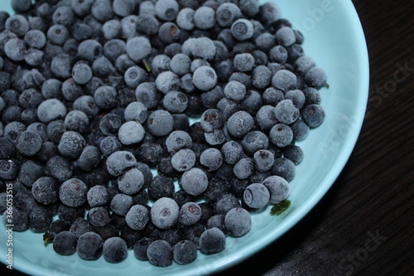 Obraz blueberries on a plate