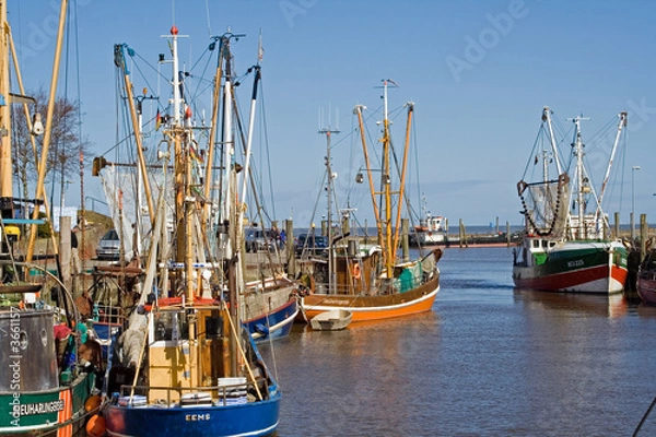 Obraz Port rybacki Neuharlingersiel