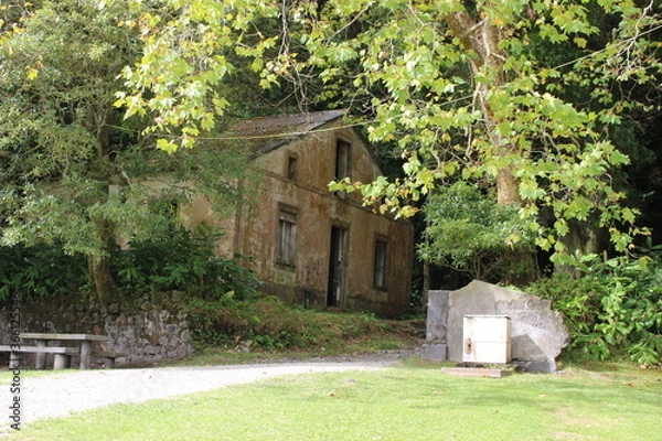 Fototapeta old wooden house