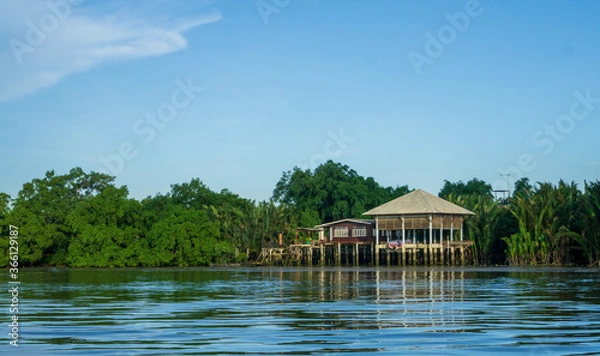 Obraz house on the river