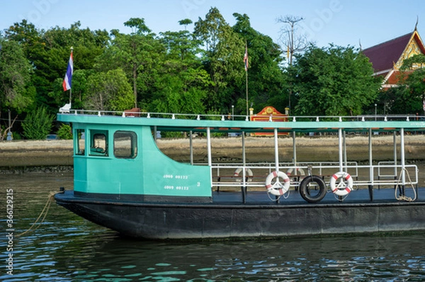 Obraz boat on the river