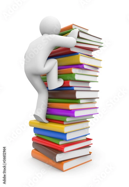 Fototapeta Aspiration to knowledge!