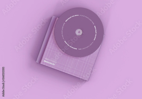 Fototapeta CD and Case Mockup