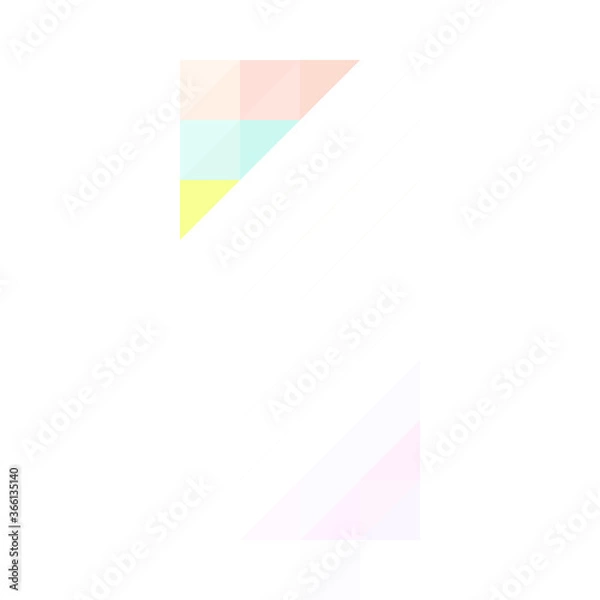 Obraz Triangle vector background