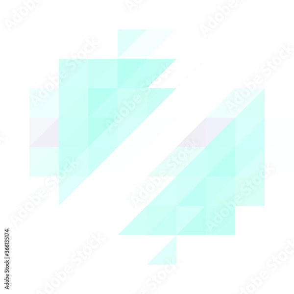 Obraz Triangle vector background