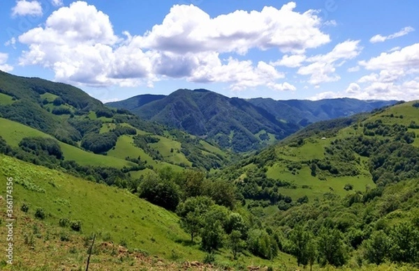 Obraz mountain landscape with blue sky