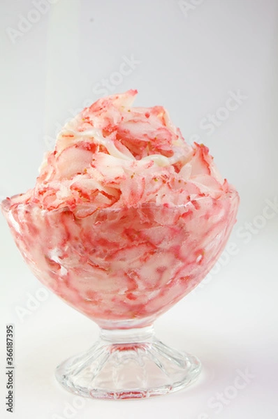 Obraz いちご100％のカキ氷