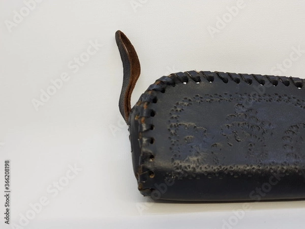 Obraz Traditional Javanese Purse in White Photo Stock