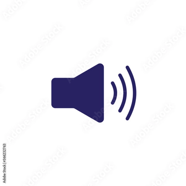 Obraz Simple Sound or Volume icon design