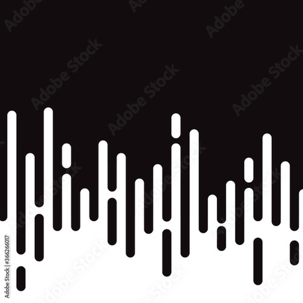 Fototapeta Abstract line on white background, vector. Trendy abstract line background for cover, wallpaper and banner. Modern backdrop for brochure, layout and flyer. Abstract background, vector illustration