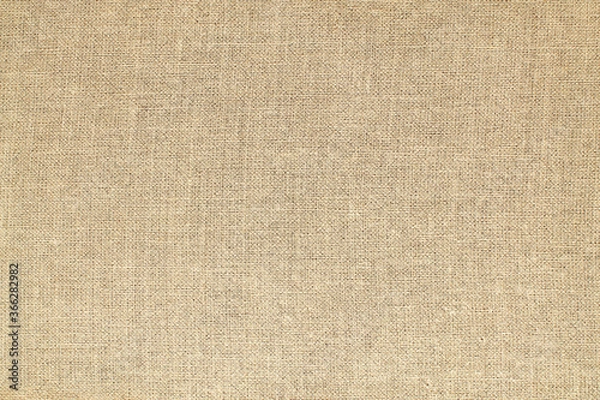 Fototapeta Natural linen material textile canvas texture background
