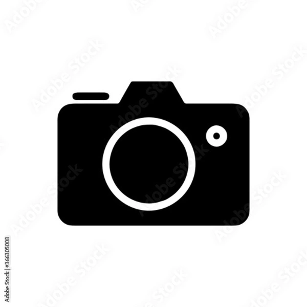 Obraz vector illusion icon of  Glyph Camera
