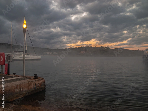 Obraz quai dans la brume