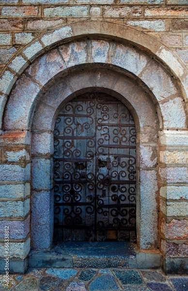 Obraz old wooden door