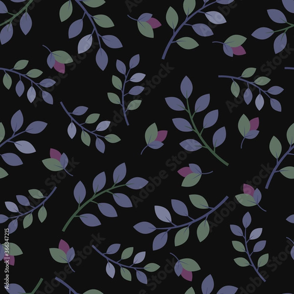 Fototapeta Seamless floral pattern