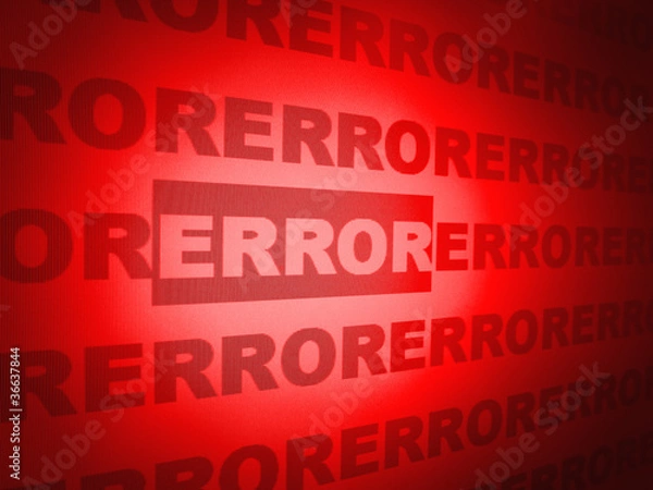 Fototapeta Error...