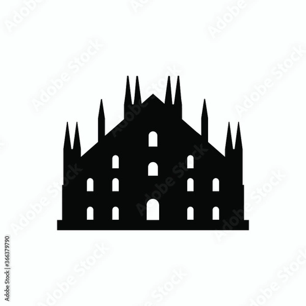 Obraz milan icon vector