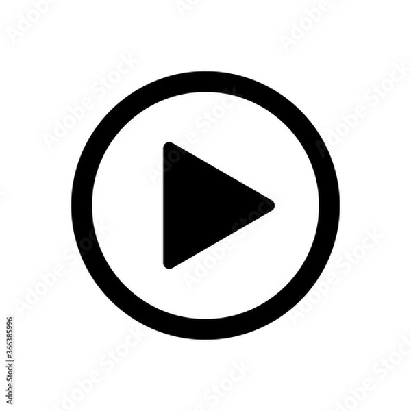 Obraz play boton icon 