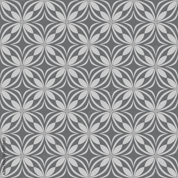 Fototapeta Circle geometric seamless repeat pattern background