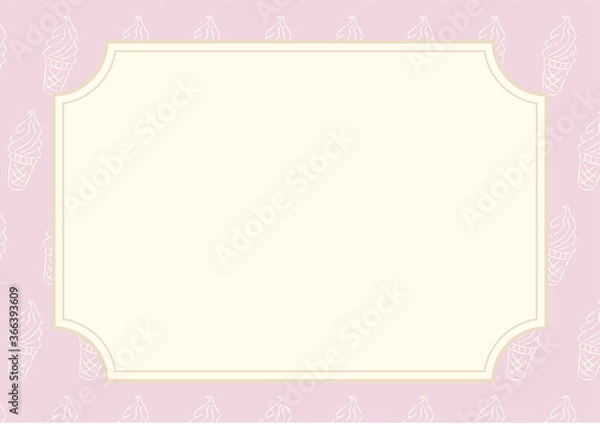 Fototapeta Sweets pattern background