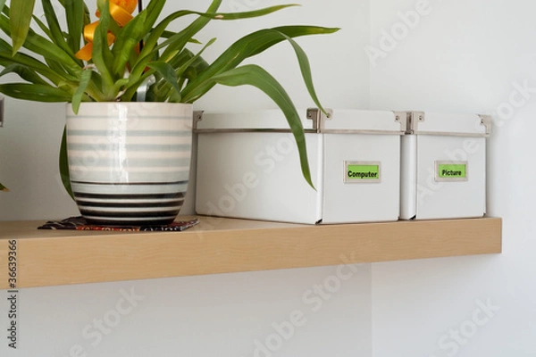 Obraz Büroregal Detail