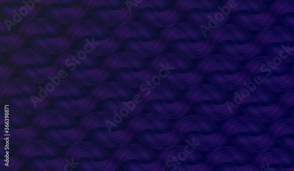 Fototapeta Purple dark blue lines background, abstract dynamic texture.
