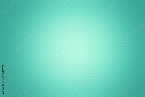 Fototapeta Abstract illustration turquoise gradient color background imply under deep blue sea looking to the surface of the water.Graphic image for silhouette background.