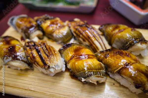 Fototapeta 江戸前の穴子寿司