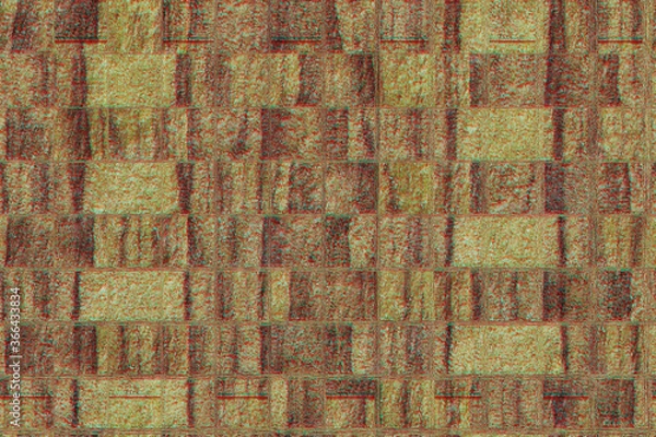 Fototapeta brown glitch grid art design texture background backdrop surface