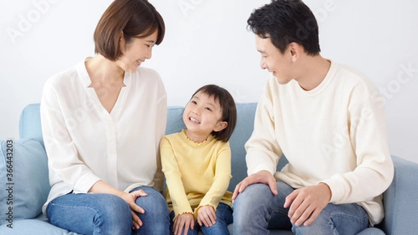 Fototapeta 笑顔の家族